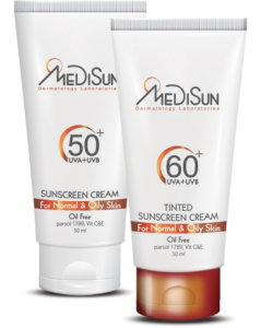 کرم ضد آفتاب مدیسان SPF60+و SPF50+فاقد رنگ